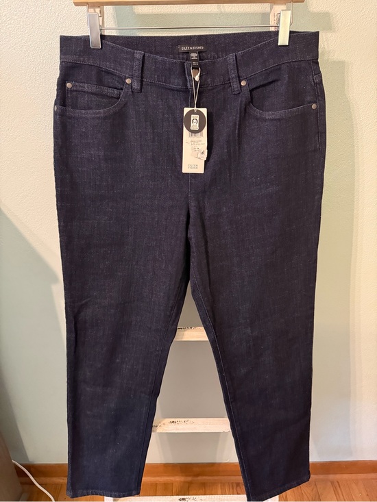 Eileen Fisher Pants - NWT Eileen Fisher Organic Cotton High Waist Slim Ankle Jeans Size Medium